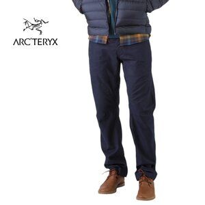 ARC'TERYX Cronin cotton pants men navy size 36 Waist x 31 Inseam